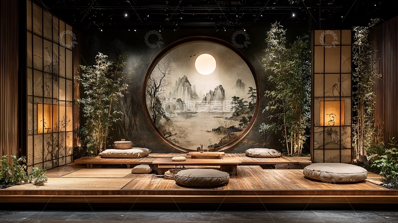高清大图下载【趣麦麦图】禅意日式空间设计