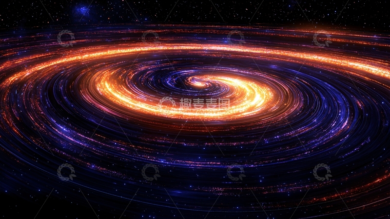 高清大图下载【趣麦麦图】宇宙漩涡星系
