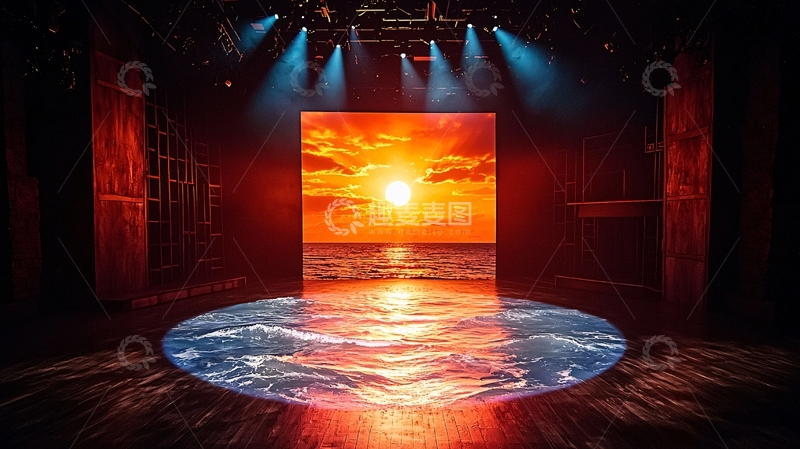 高清大图下载【趣麦麦图】舞台剧场景