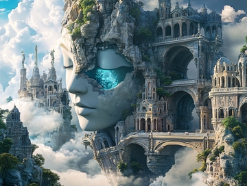 石像女子与天空之城