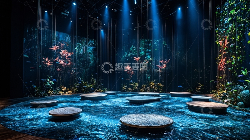 高清大图下载【趣麦麦图】深蓝梦幻水下场景