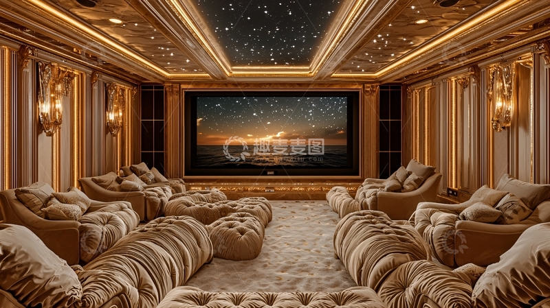 高清大图下载【趣麦麦图】奢华家庭影院