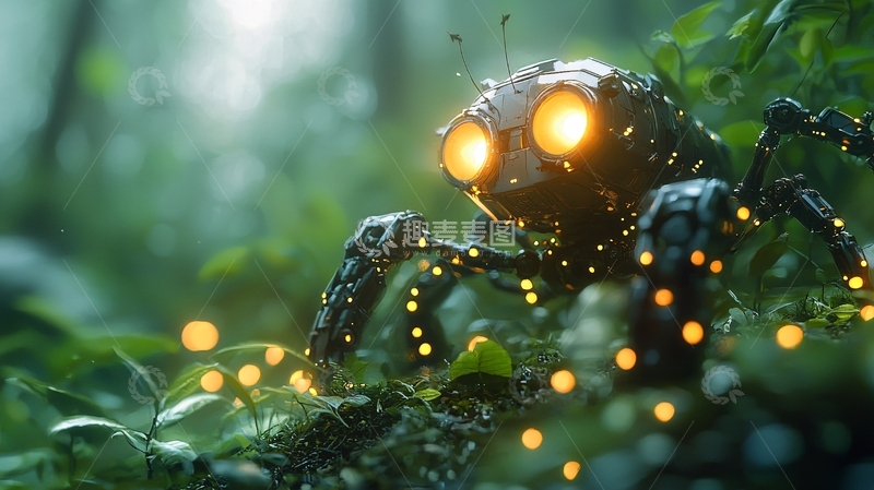 高清大图下载【趣麦麦图】机械蜘蛛