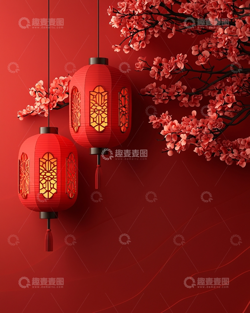 高清大图下载【趣麦麦图】红灯笼