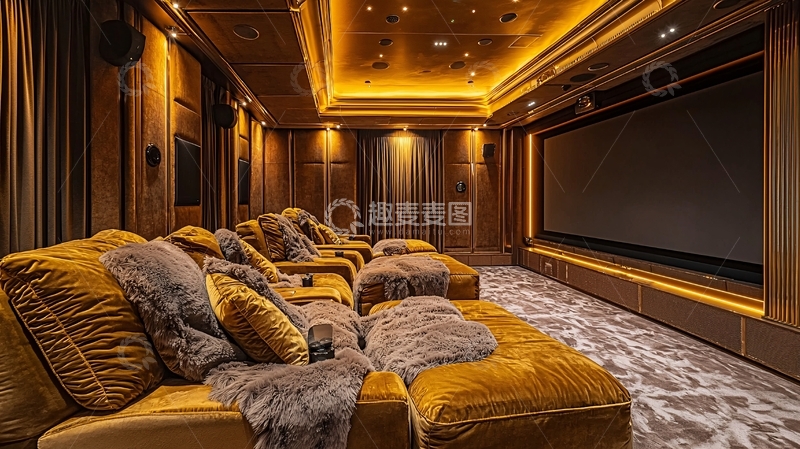 高清大图下载【趣麦麦图】奢华家庭影院