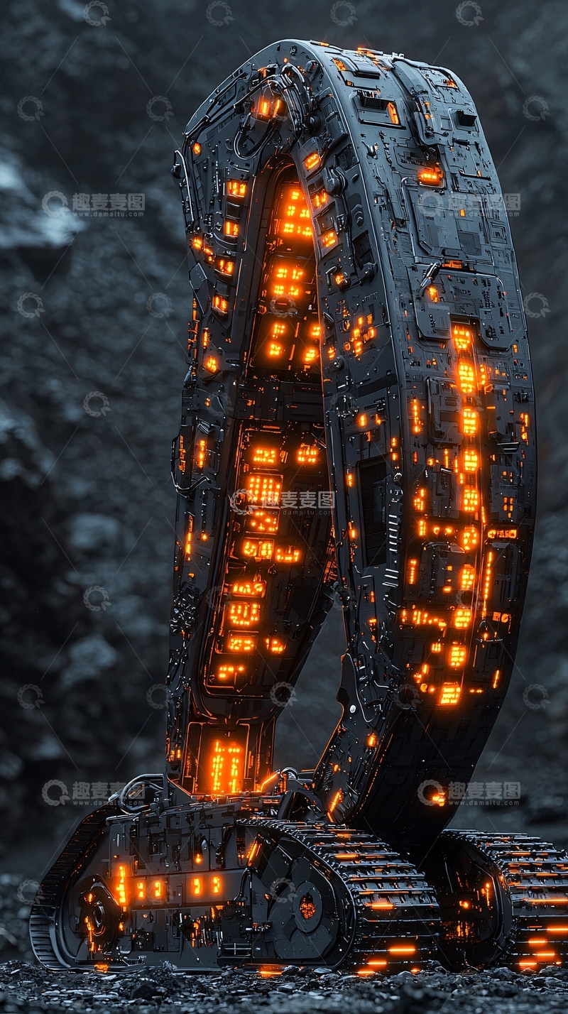 高清大图下载【趣麦麦图】未来科技巨型机械