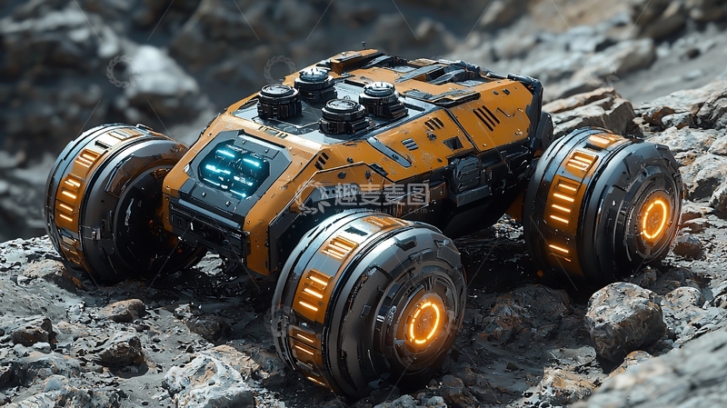 高清大图下载【趣麦麦图】未来感越野车