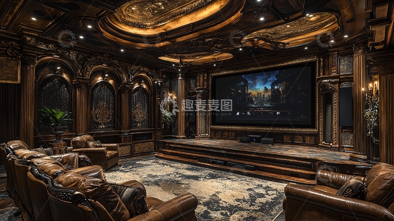 高清大图下载【趣麦麦图】奢华私人影院