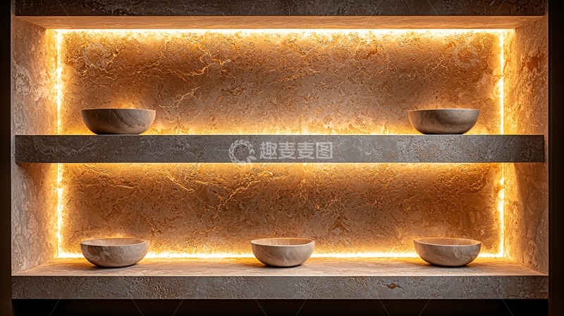 高清大图下载【趣麦麦图】壁龛里的碗