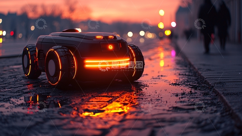 高清大图下载【趣麦麦图】未来感汽车