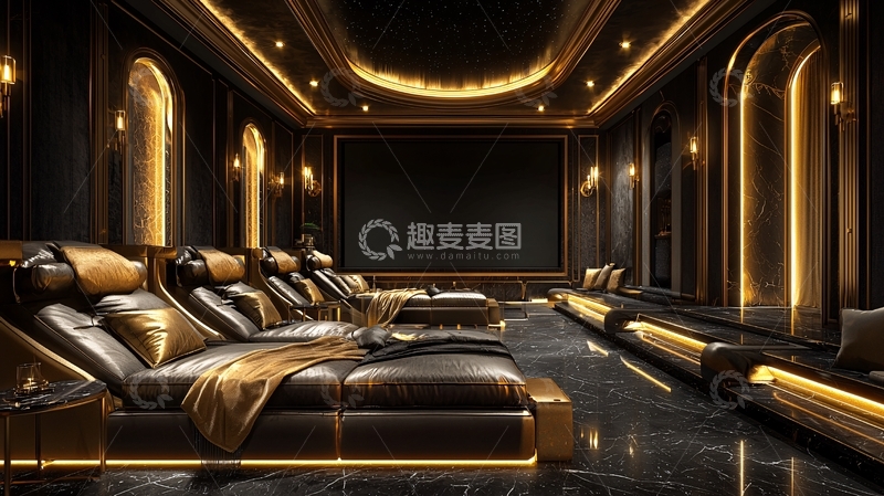 高清大图下载【趣麦麦图】奢华私人影院