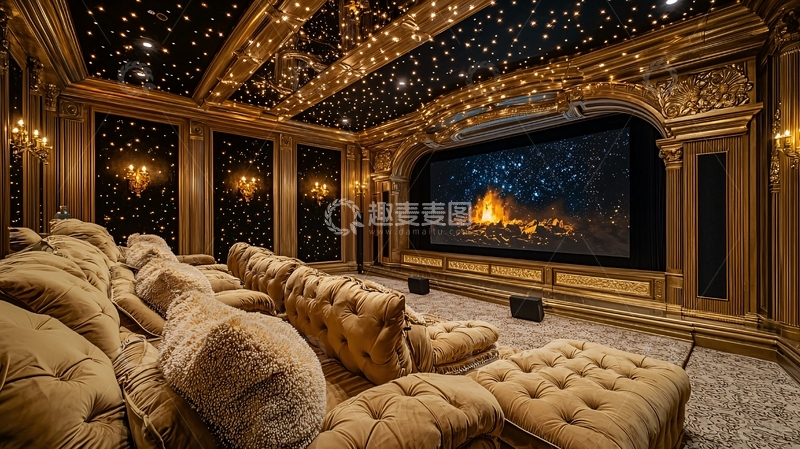 高清大图下载【趣麦麦图】奢华家庭影院