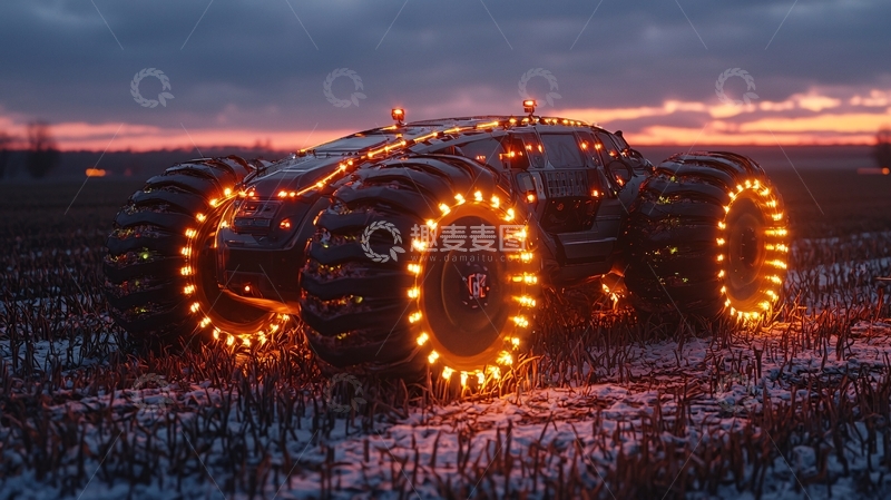 高清大图下载【趣麦麦图】未来感越野车