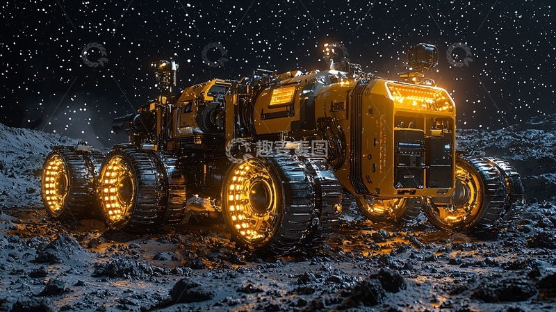 高清大图下载【趣麦麦图】月球探测车
