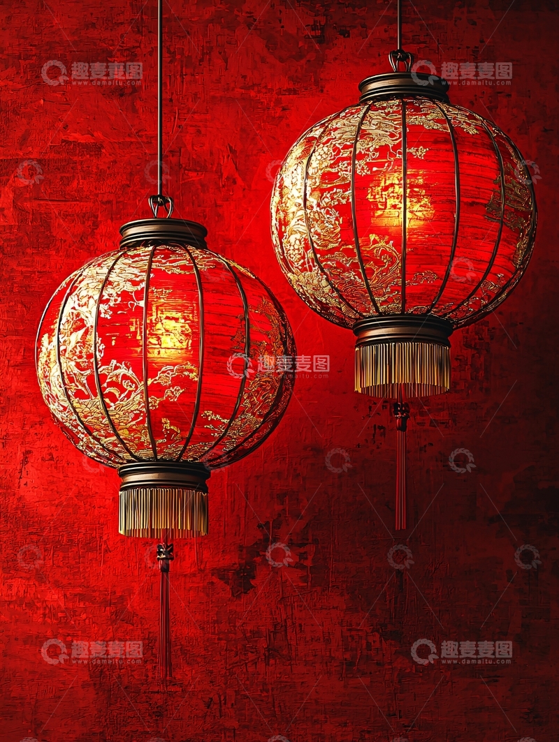 高清大图下载【趣麦麦图】红灯笼