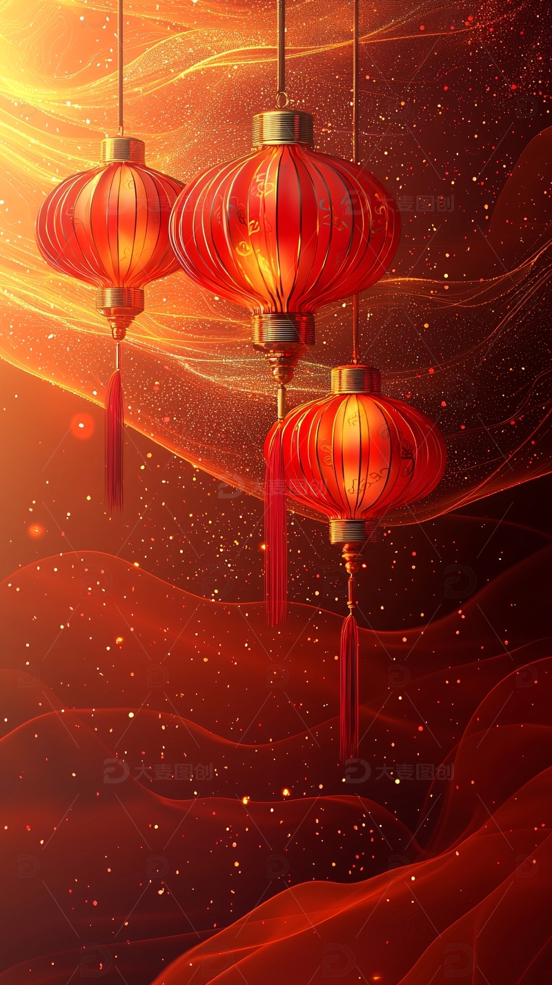 高清大图下载【趣麦麦图】红灯笼