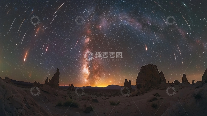 高清大图下载【趣麦麦图】流星雨