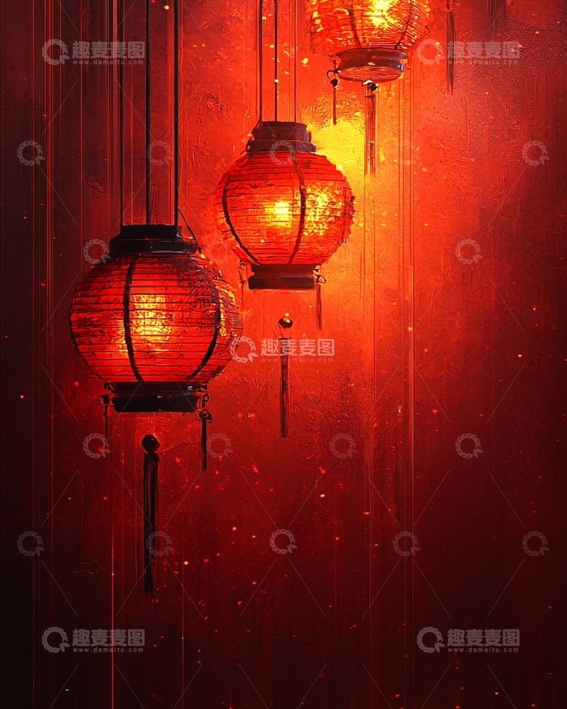 高清大图下载【趣麦麦图】红灯笼