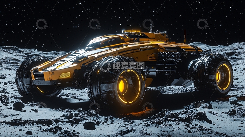 高清大图下载【趣麦麦图】月球探测车