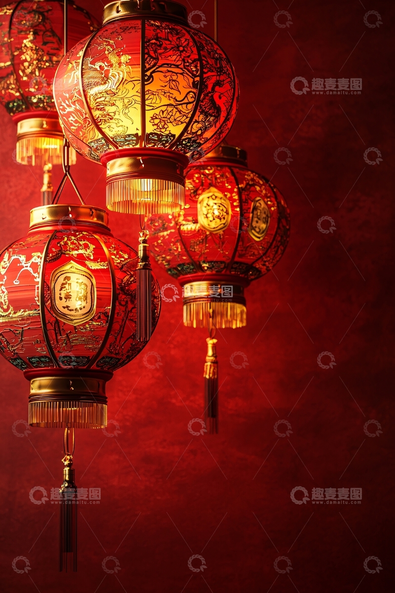 高清大图下载【趣麦麦图】红灯笼