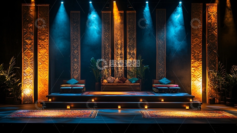 高清大图下载【趣麦麦图】舞台灯光设计