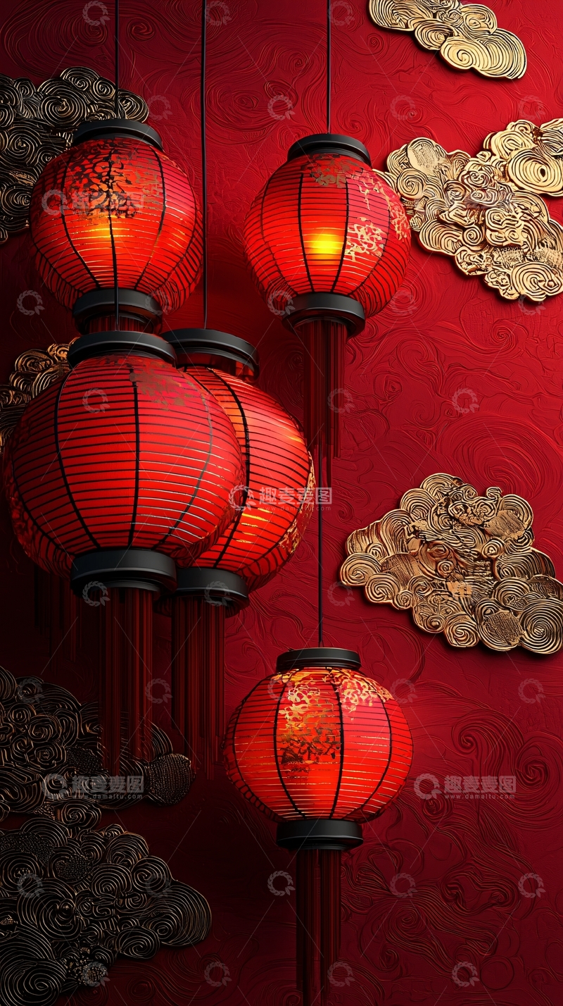 高清大图下载【趣麦麦图】红灯笼