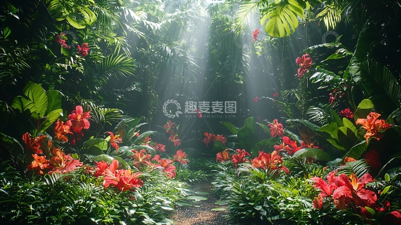 高清大图下载【趣麦麦图】热带雨林秘境