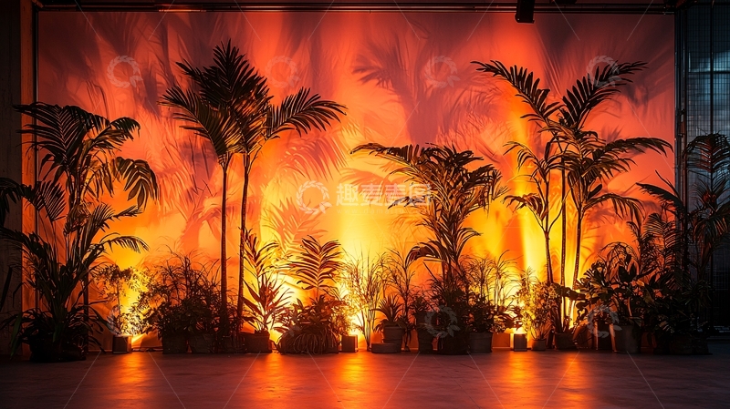 高清大图下载【趣麦麦图】热带雨林背景