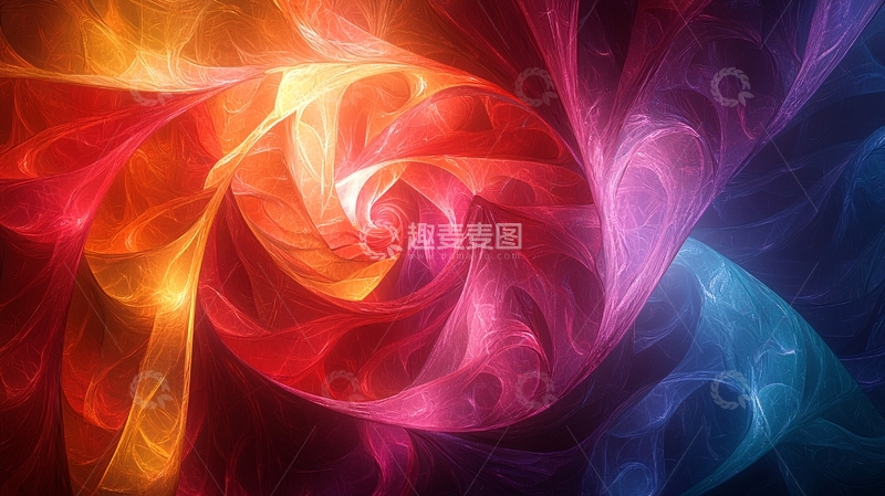 高清大图下载【趣麦麦图】抽象漩涡