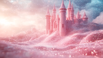 梦幻粉色城堡