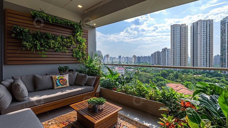 高清大图下载【趣麦麦图】阳台景观