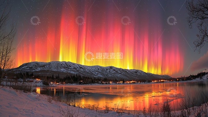 高清大图下载【趣麦麦图】极光