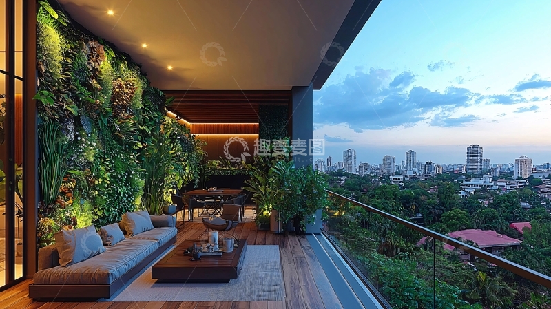 高清大图下载【趣麦麦图】现代简约阳台