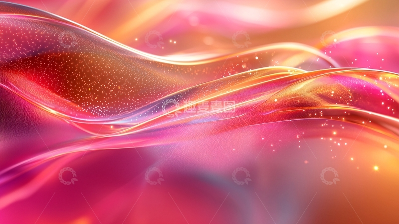 高清大图下载【趣麦麦图】光影流体