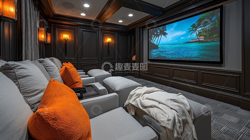 高清大图下载【趣麦麦图】高端家庭影院