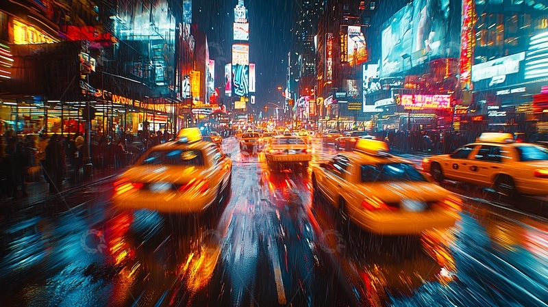 高清大图下载【趣麦麦图】纽约夜景