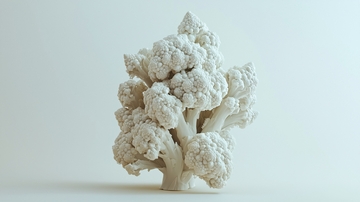 抽象花椰菜雕塑