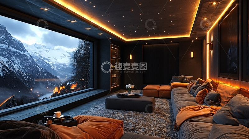 高清大图下载【趣麦麦图】高端家庭影院