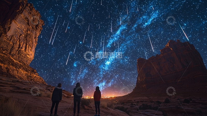 高清大图下载【趣麦麦图】流星雨