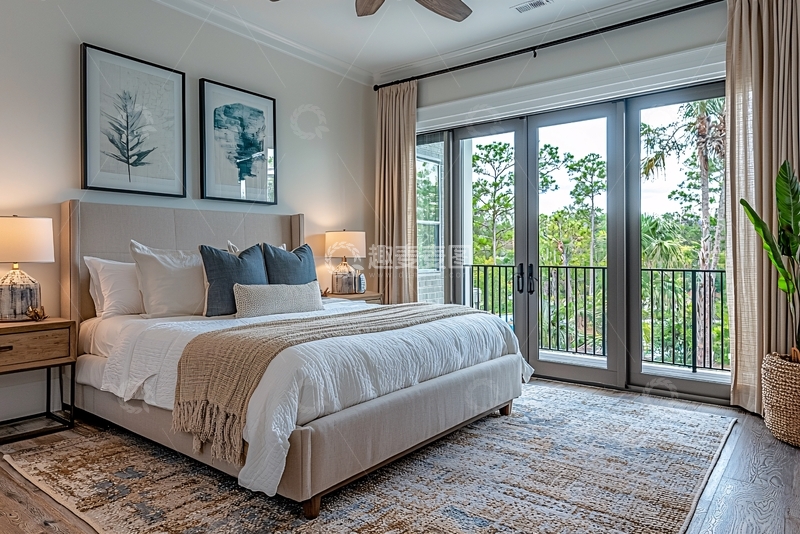 高清大图下载【趣麦麦图】现代简约卧室46