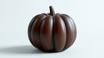 深棕色南瓜装饰品