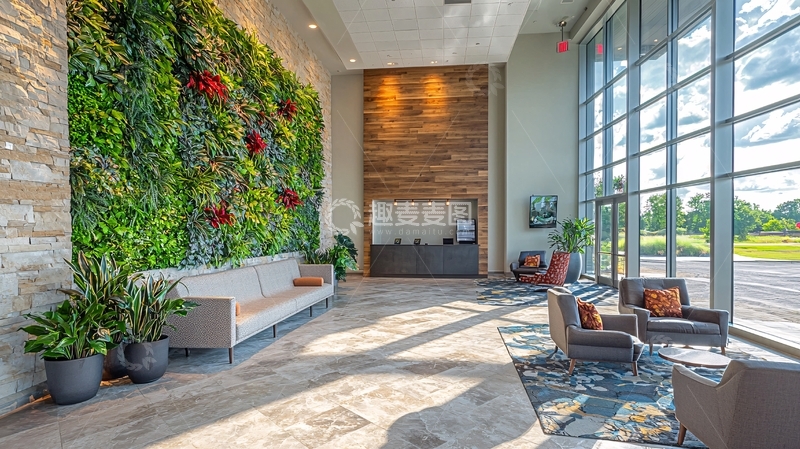 高清大图下载【趣麦麦图】现代酒店大堂设计