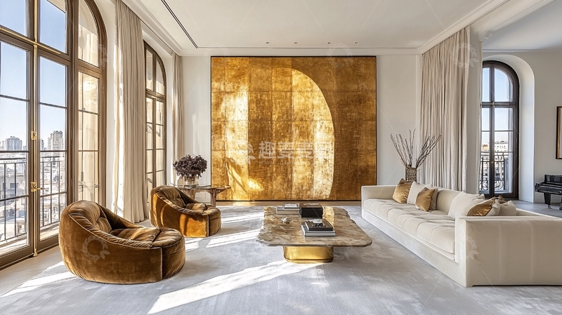 高清大图下载【趣麦麦图】高级公寓客厅