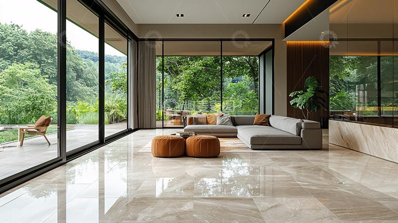 高清大图下载【趣麦麦图】现代极简风格客厅