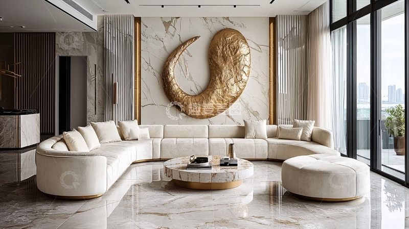 高清大图下载【趣麦麦图】-豪华客厅