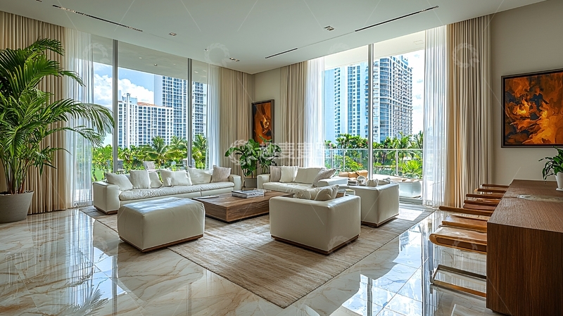 高清大图下载【趣麦麦图】现代简约风格客厅50