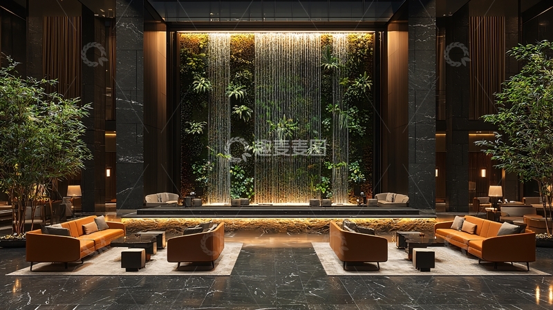 高清大图下载【趣麦麦图】奢华酒店大堂29