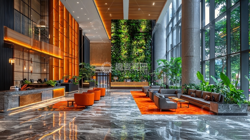 高清大图下载【趣麦麦图】现代酒店大堂