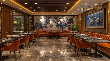 高端大气西餐厅环境