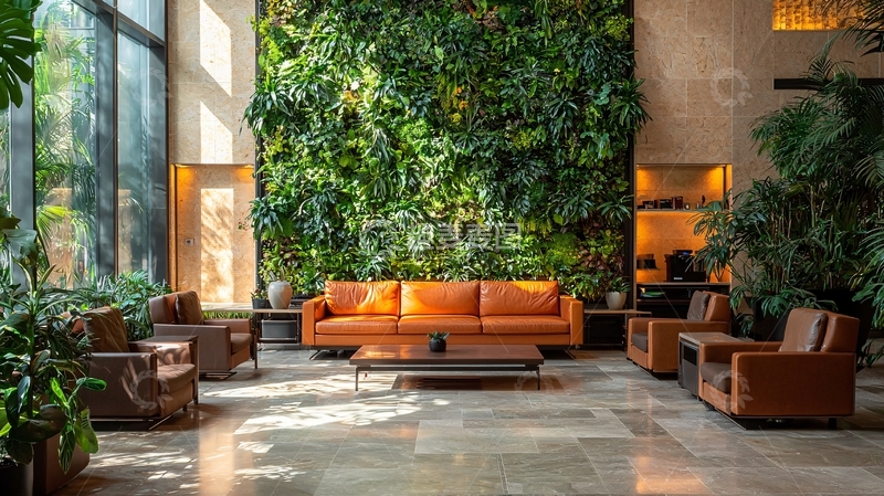 高清大图下载【趣麦麦图】绿色植物墙